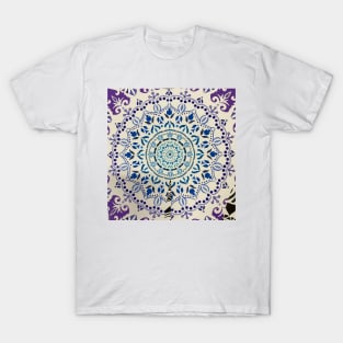 Purple and Blue Mandala T-Shirt